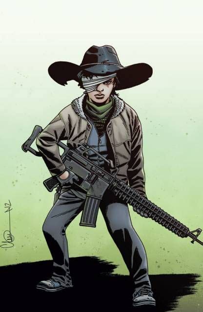 carl the walking dead comics